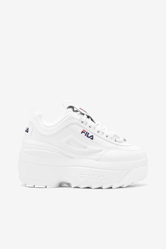 Fila Sneakers Disruptor 2 Wedge Womens White - India BFQ-753489